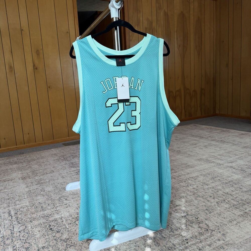 NWT Jordan Women Heritage Jersey DO5029-392  (F1) Size 2XL Teal Nike Basketball